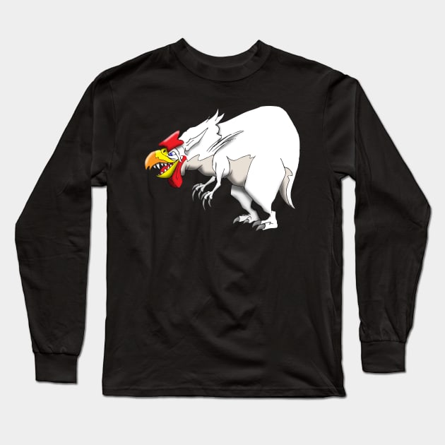 Chicken Mutant Long Sleeve T-Shirt by Wickedcartoons